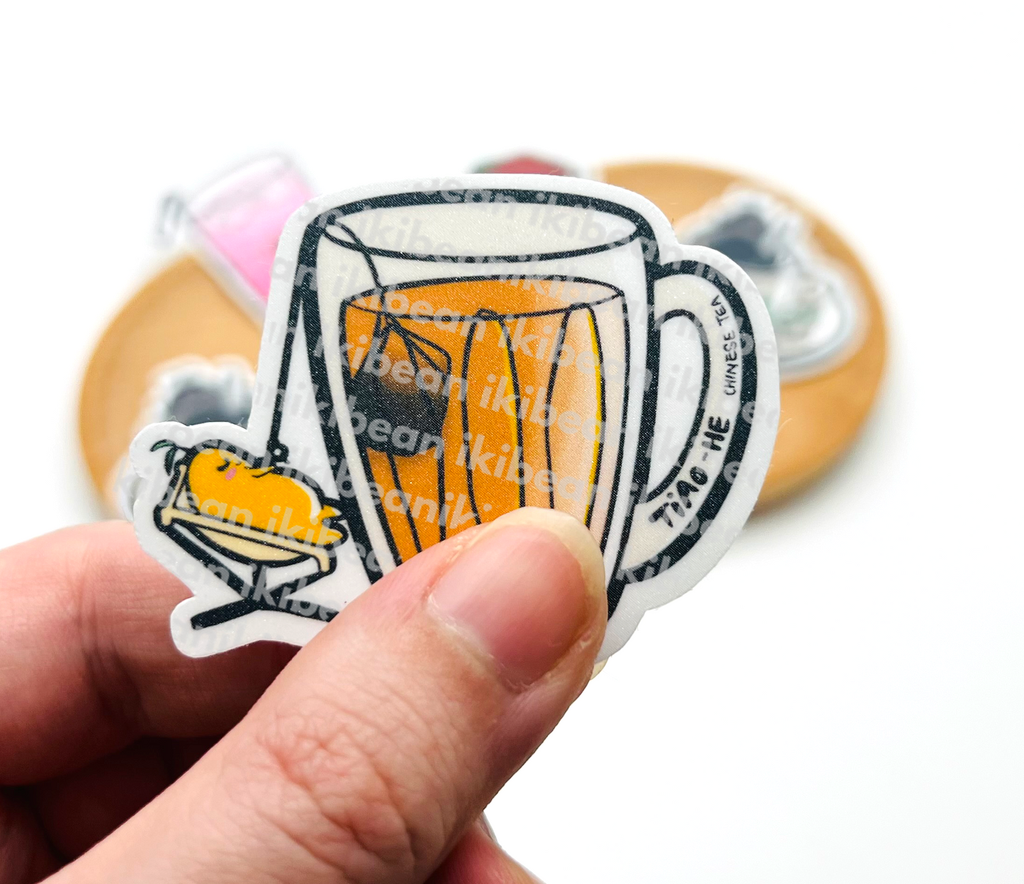 local beverages series sticker - Tiao He Chinese Tea