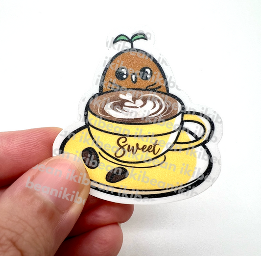 coffee series stickers - cappuccino