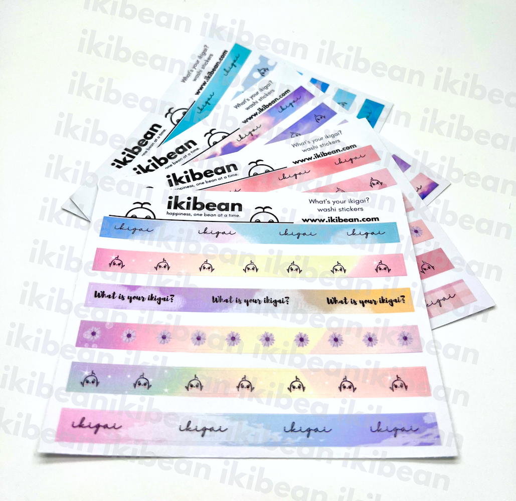 washi sticker rainbow